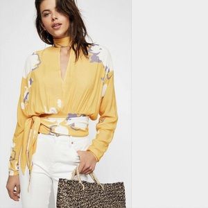 Floral Free People Blouse